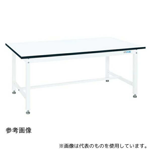 サカエ KT-703MW 中量作業台(KTタイプ/均等耐荷重800kg/メラミン天板/H740/固定式) 1800×900×740mm