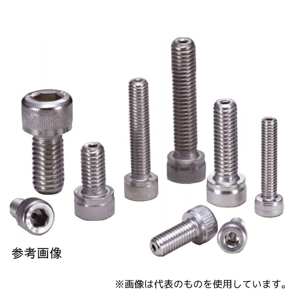 鍋屋バイテック SVSS-M4-10-PC ネジコム(真空装置用ねじ) 六角穴付きボルト(ガス抜き用穴つき) SVSS