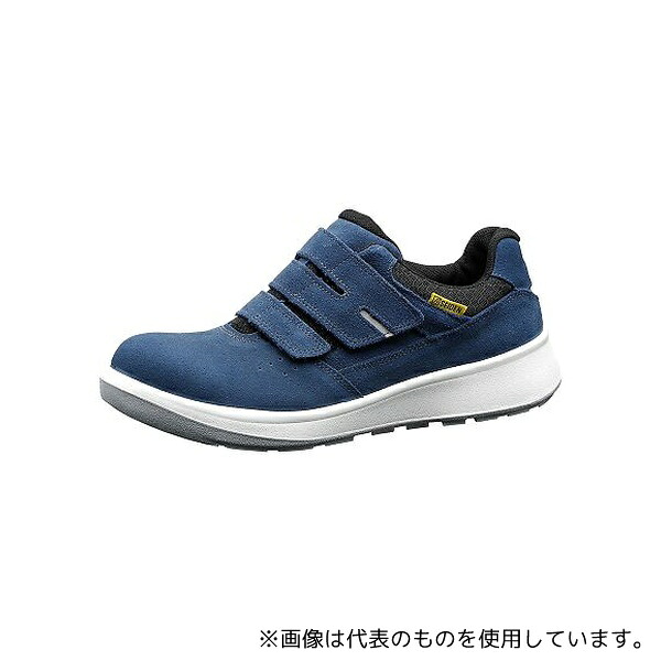 ミドリ安全 G4555S-BL-25.0 JIS帯電防止規格認定 バンドタイプ セフティスニーカー G4555 静電 ブルー 25.0cm