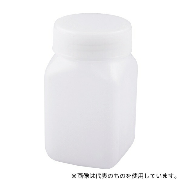 ニッコー・ハンセン 1030-01 標準規格瓶 角型広口(ナチュラル)100mL 1ケース(200本入)