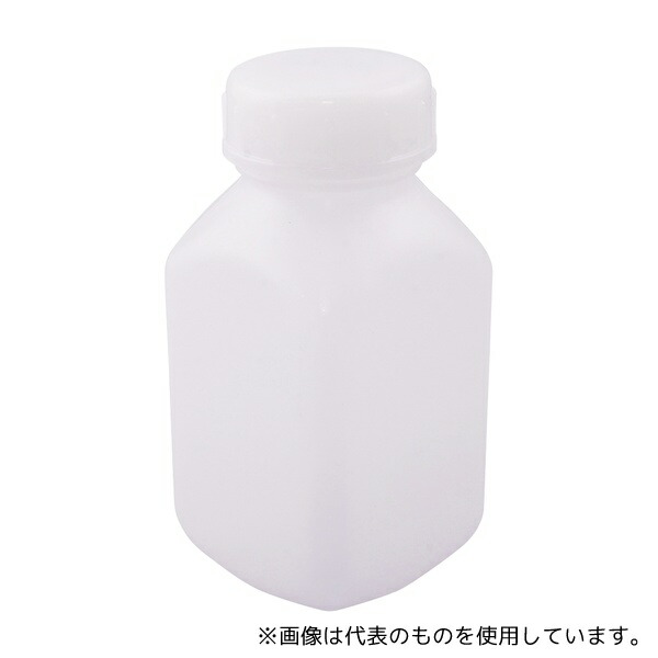 ニッコー・ハンセン 1030-02 標準規格瓶 角型広口(ナチュラル)250mL 1ケース(160本入)