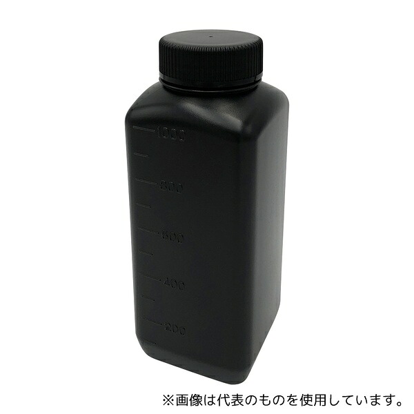 ニッコー・ハンセン 1570-04 Jボトル角型 広口 遮光 1L 1ケース(50本入)