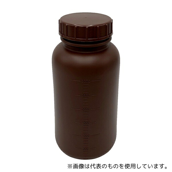 ニッコー・ハンセン 1032-06 標準規格瓶 丸型広口(遮光)3L 1ケース(36本入) 18,641円