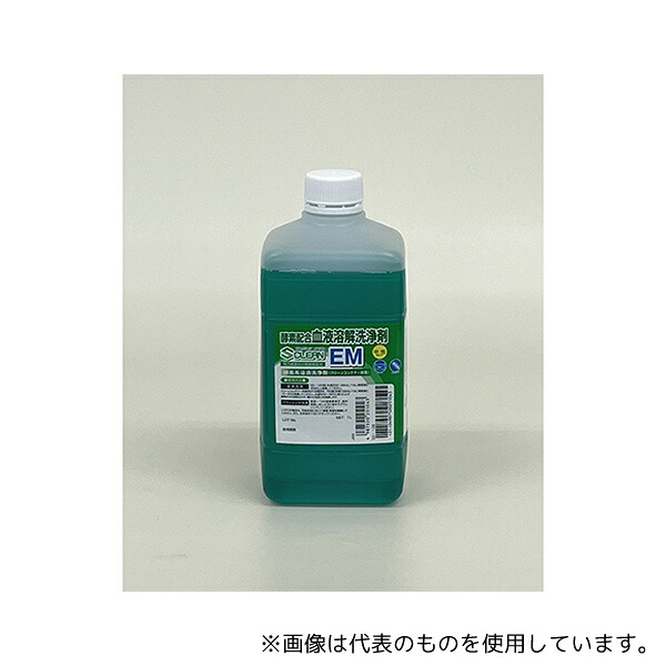 クリーンケミカル 25104 高力価酵素配合中性洗浄剤 SクリーンEM 1L 1ケース(6本×1箱入)
