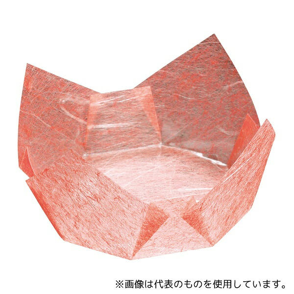 ヤマコー 66389 両面OP珍味入 紅梅雲竜 ミニ (200枚入)