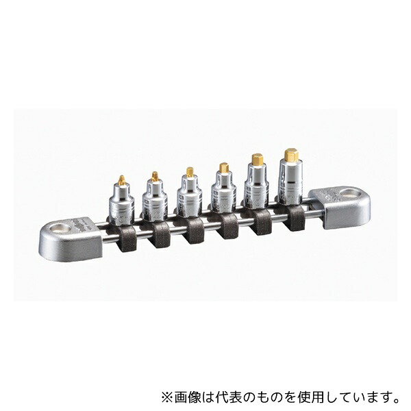 KTC NTBT2SS06A TiN(チタン)コーティング 差込角6.3SQ ネプロス・スタッビヘキサゴンビットソケットセット