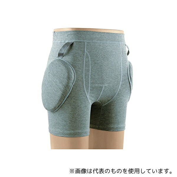 エンゼル(介護用品) 3905 ラ・クッションパンツII 男性用 L グレー