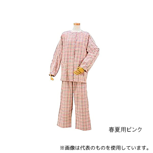 ハートフルウェアフジイ HP04-HP08 肩開きパジャマ 春夏用 L ブルー