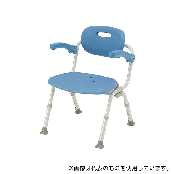 パナソニックエイジフリー PN-L41622A シャワーチェアワイドSPおりたたみN(ユクリア) ワンタッチ開閉 なし ブルー