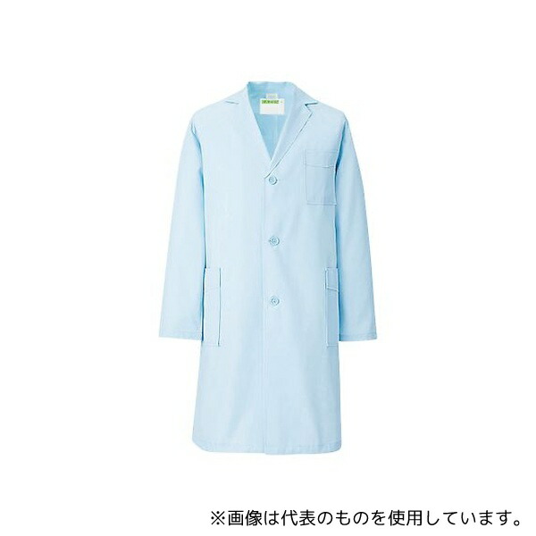 サンアロー 251-91 メンズ診察衣(サックス) 3L