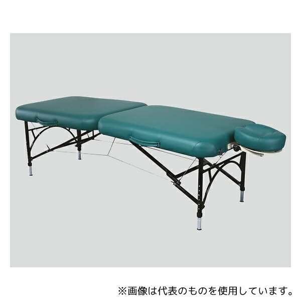 アズワン Q28TL 折りたたみベッド ティール 70×182×52～66
