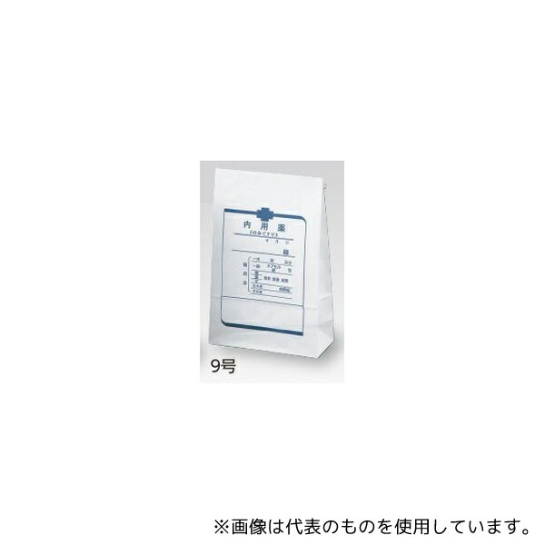 アズワン 219 9号 内用袋(角底) 9号 500枚入