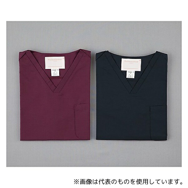 PANTONE(フォーク) 7000SC L スクラブ (男女兼用/右肩ホック式) ダークネイビー/L