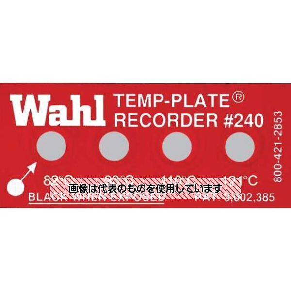 Wahl　instruments テンプ・プレート 44mm×19mm 4点表示 10枚入 240-082 1ケース(10枚入)
