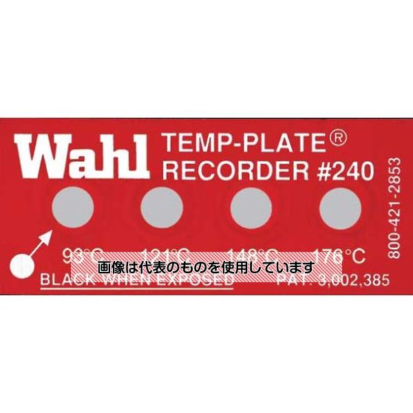 Wahl　instruments テンプ・プレート 44mm×19mm 4点表示 10枚入 240-095 1ケース(10枚入)