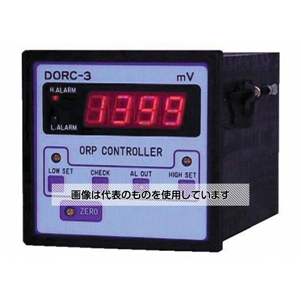 廃番　アズワン(AS ONE) パネル型 ORP指示調節計(DIN96小型デジタル)AC200V電源 DC4～20mA絶縁出力 DORC-3-22 入数：1台