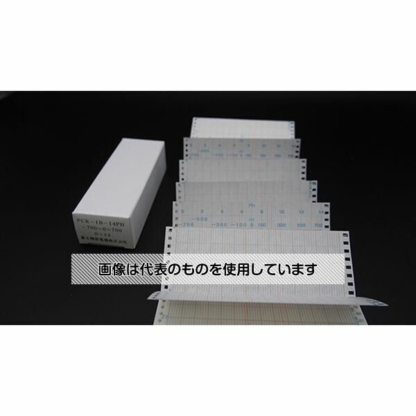 廃番　アズワン(AS ONE) pH指示記録調節計用記録紙(FCR-1B用)1箱(12個入) FCR-1B-14PH 入数：1箱(12個入)