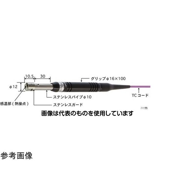 安立計器 静止表面用温度センサ A形シリーズ -50～500℃ タイプK ストレート、平行 30mm A-331K-00-1-TC1-ASP 入数：1本 18,068円
