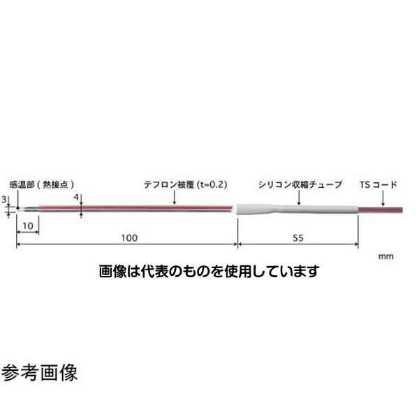 安立計器 テープ形多目的温度センサ STシリーズ -50～210℃ 2秒 フラット 100mm Kタイプ ST-21K-010-TS1-ANP 入数：1本