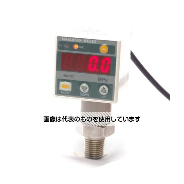長野計器 一般産業用デジタル圧力計 10MPa GC6117437N300XXXXX0 入数：1個