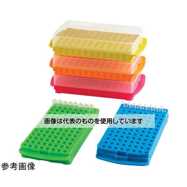 Fisherbrand Fisherbrand 96ウェルリバーシブルチューブラック ブルー 1個×5個入 11958014 入数：1セット(5個入)