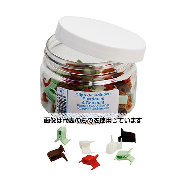 アズワン(AS ONE) 試料固定用プラスチッククリップ(4色)100個入 04112 入数：1箱(100個入) [法人限定]