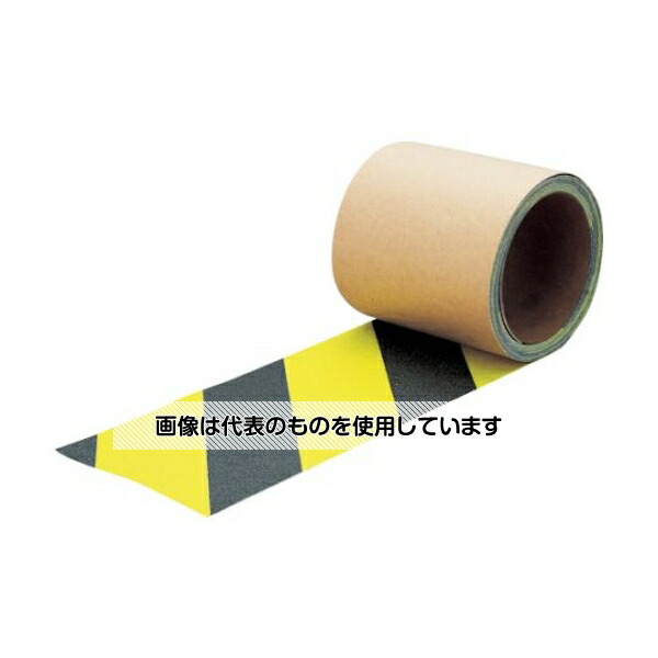 トラスコ中山 蛍光ノンスリップテープ 屋外用 100mmX3m ゼブラ TKNS-100 ZB 入数：1巻