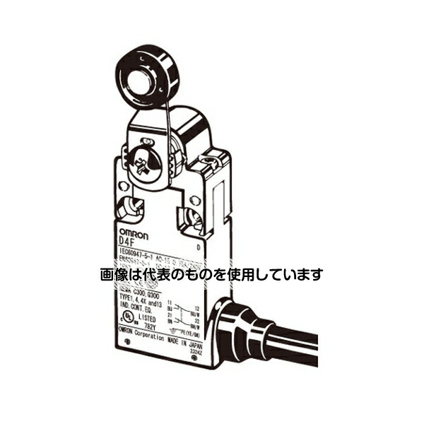 アズワン(AS ONE) 小形セーフティリミットスイッチ D4F D4F-320-1R 入数：1個