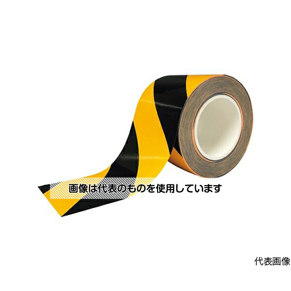 ニトムズ 耐久ラインテープDLTーNEO100x50黒/黄 Y6081 入数：1巻