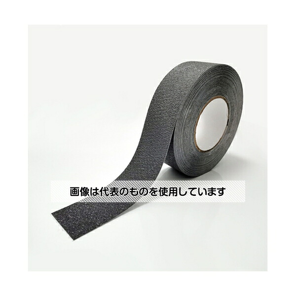 セーフラン安全用品 樹脂(非鉱物粒子)滑り止めテープ 灰 幅50mm×18m 12202 入数：1巻