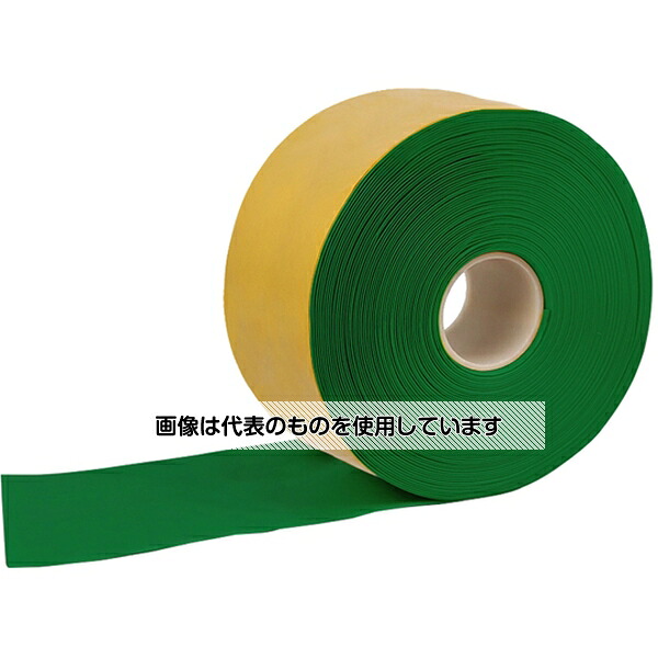 アズワン(AS ONE) 高耐久ラインテープ 幅100mm×30m 緑 15104 入数:1巻