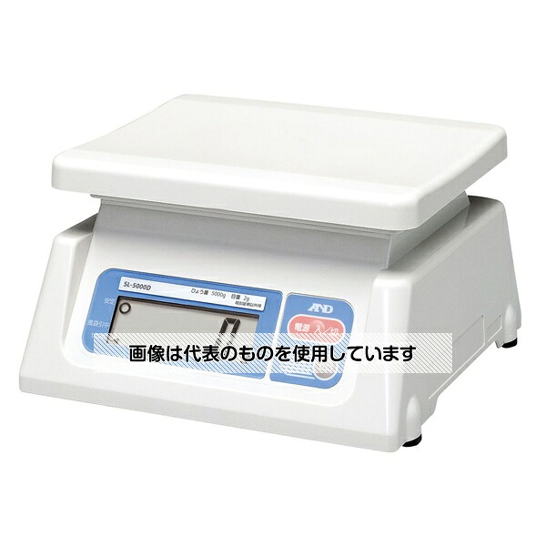 アズワン(AS ONE) デジタルはかり 両面表示 SL-Dシリーズ ひょう量:5000g 最小表示:2g SL5000DJA 入数：1個