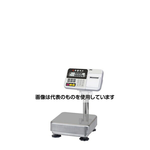 エー・アンド・デイ 防塵・防水デジタル台はかり プリンタ内蔵 HW-CPシリーズ ひょう量:10kg 最小表示:0.001kg HW-10KCP 1個｜ファーストFACTORY