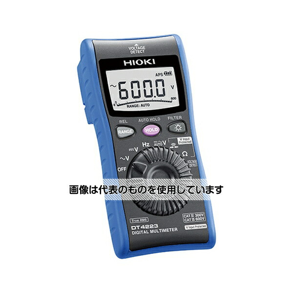 日置電機 デジタルマルチメータ スリムタイプ 電工用 DT4223 入数：1台 17,505円