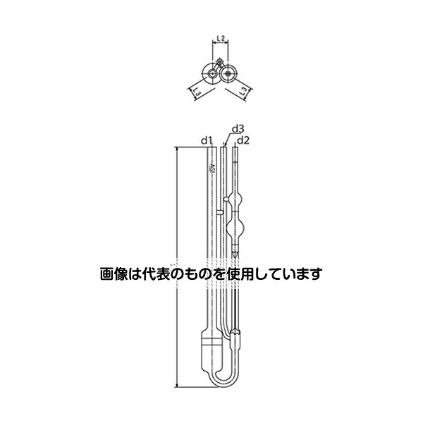 旭製作所 ウベローデ粘度計 3B 4804-12 入数：1個