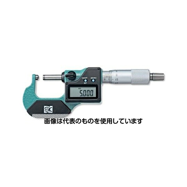 アズワン(AS ONE) 0-25mmマイクロメーター(デジタル/片球面) EA725EH-46A 入数：1個