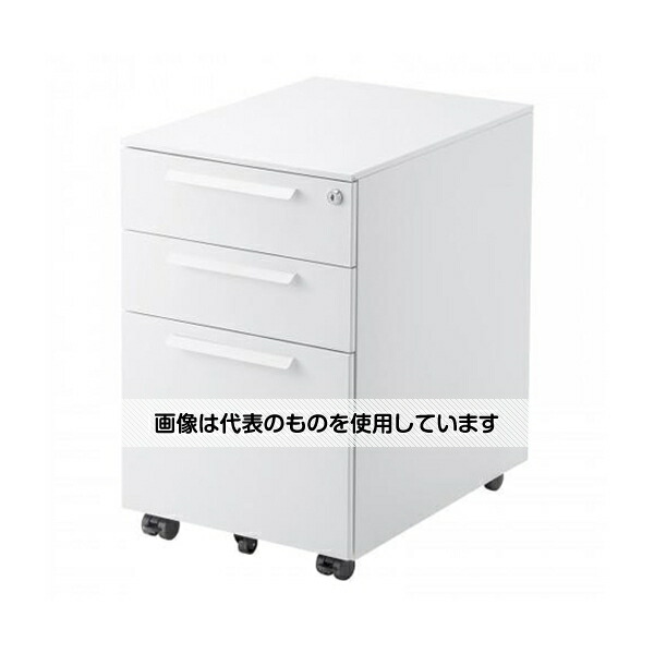 サンワサプライ 390x534x600mm/3段キャビネット EA954HC-314B 入数:1個