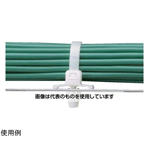 アズワン(AS ONE) 押し込みタイプナイロン結束バンドナチュラル幅4.8×長さ198(500本入) PLWP2S-D 入数：1袋(500本入) 13,250円