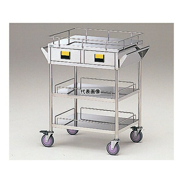 ナビス(アズワン) K3S-Y カラフルカート 3段-黄 600×450×855mm 45,474円