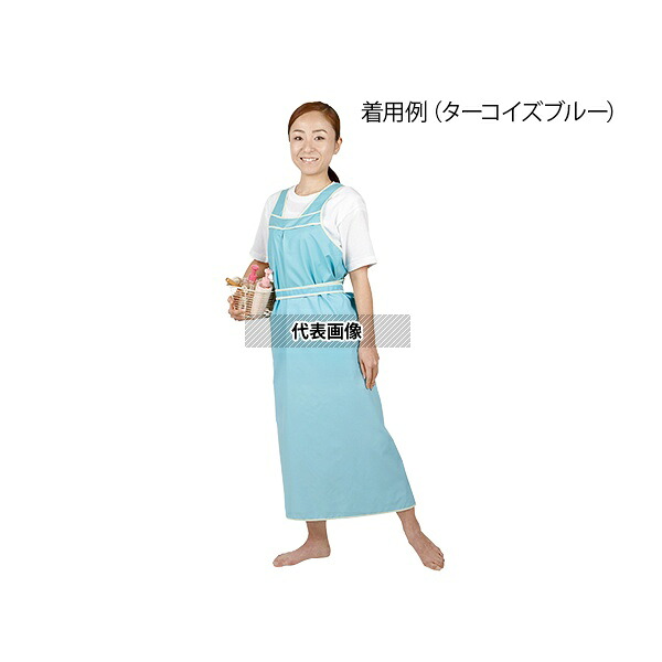 エンゼル(介護用品) 6018 LL 入浴ケアか～るいエプロンII (ターコイズブルー/LL)