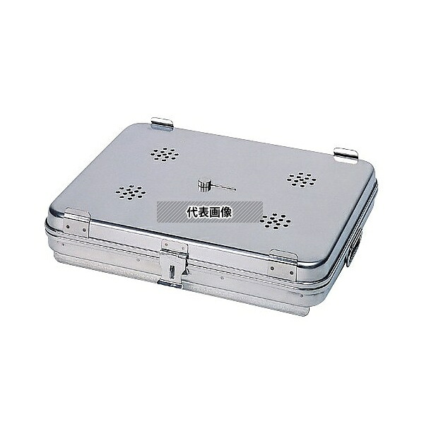 松本製器 HL 卓上オートクレーブ用角カスト フタ・底開閉式 270×210×40mm