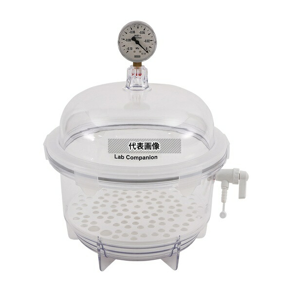 アズワン VDR-25G 真空デシケーター 10L本体ゲージ付