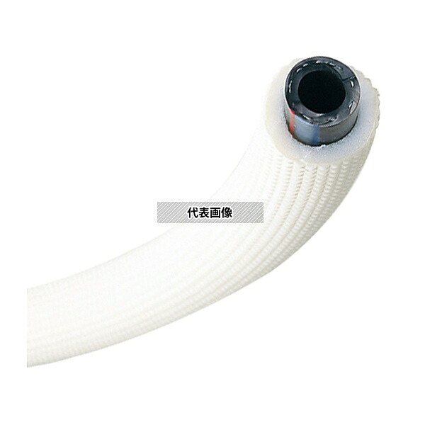トヨックス HTD-12-5 冷却水結露防止用耐圧ブレードホース ハイブリッドトヨドロップホース 内径12mm×外径18mm×断熱材外径26mm 長さ5m