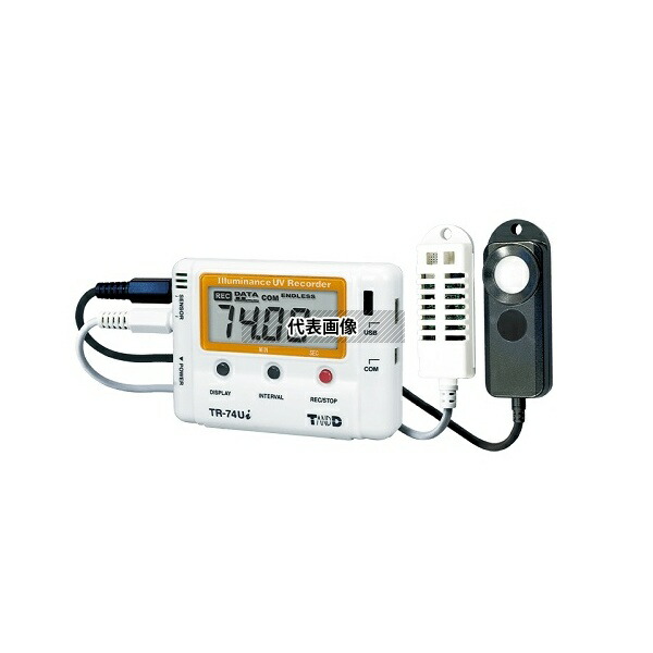 ティアンドデイ TR-74Ui 紫外線・照度・温湿度データロガー