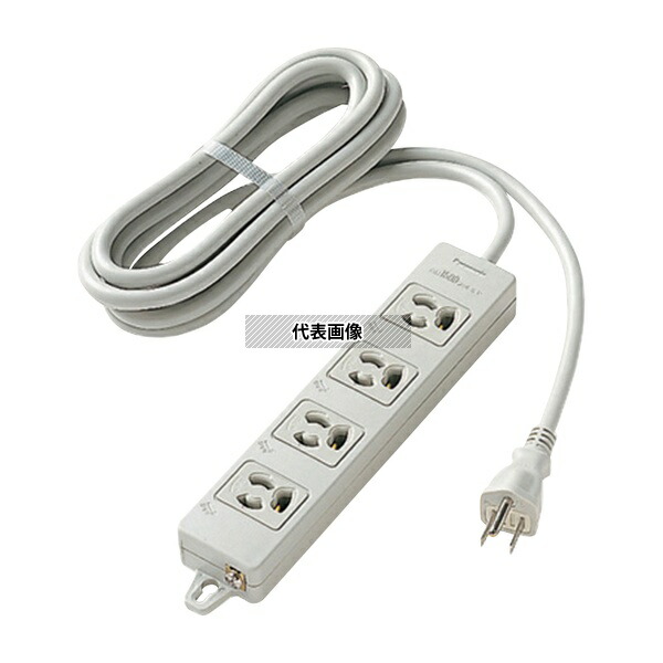 パナソニック WCH2434HP OAタップ(接地15A形) 4個口 3m 抜け止め形 4,855円