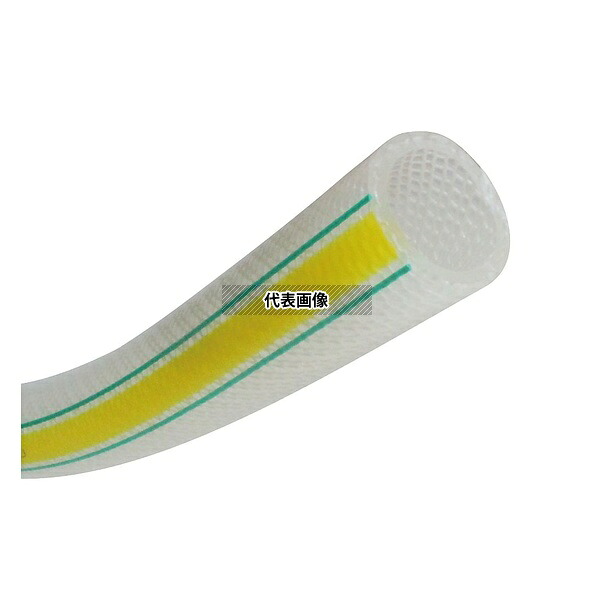 トヨックス EC-19-10 耐薬品・耐油・食品用 非塩ビ耐圧ホース エコロンホース 内径19mm×外径26.0mm 長さ10m