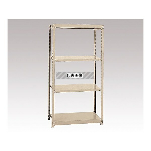 アズワン(asone) 軽量ボルトレスラック 4段 1503×604×2106mm(耐荷重：150kg/段) MK7560-4K 1台[法人限定]