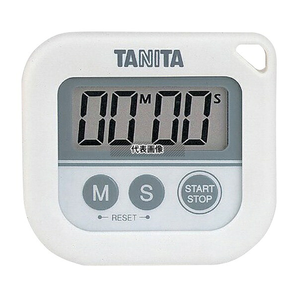 タニタ 丸洗いタイマー 校正証明書付 TD-376N-WH 1個 7,977円