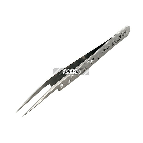 アズワン(AS ONE) MEISTERピンセット 先鋭 耐酸鋼 5AG-SA 1本