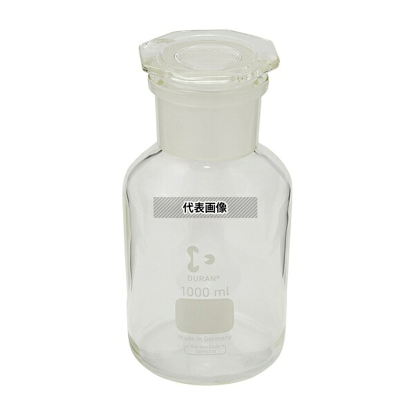 SCHOTT/DURAN 211855409 試薬瓶(広口・栓付き)(デュラン(R)) 白 1000mL｜ファーストFACTORY